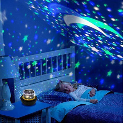 Lampe de projection rotative Lighteme Fantasy Dazzle Color