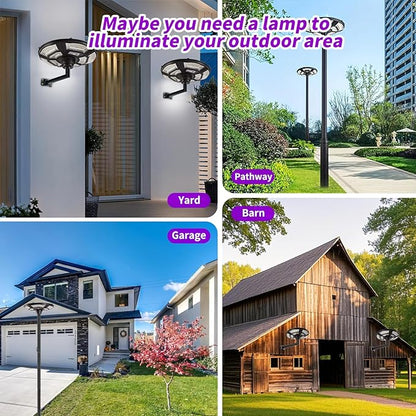 Lighteme 1500W Solar UFO Bewegungssensor All-in-One Solar-Gartenstraßenlaterne mit Fernbedienung