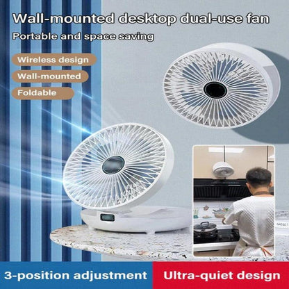 Ventilateur domestique à double usage et lampe LED Lighteme