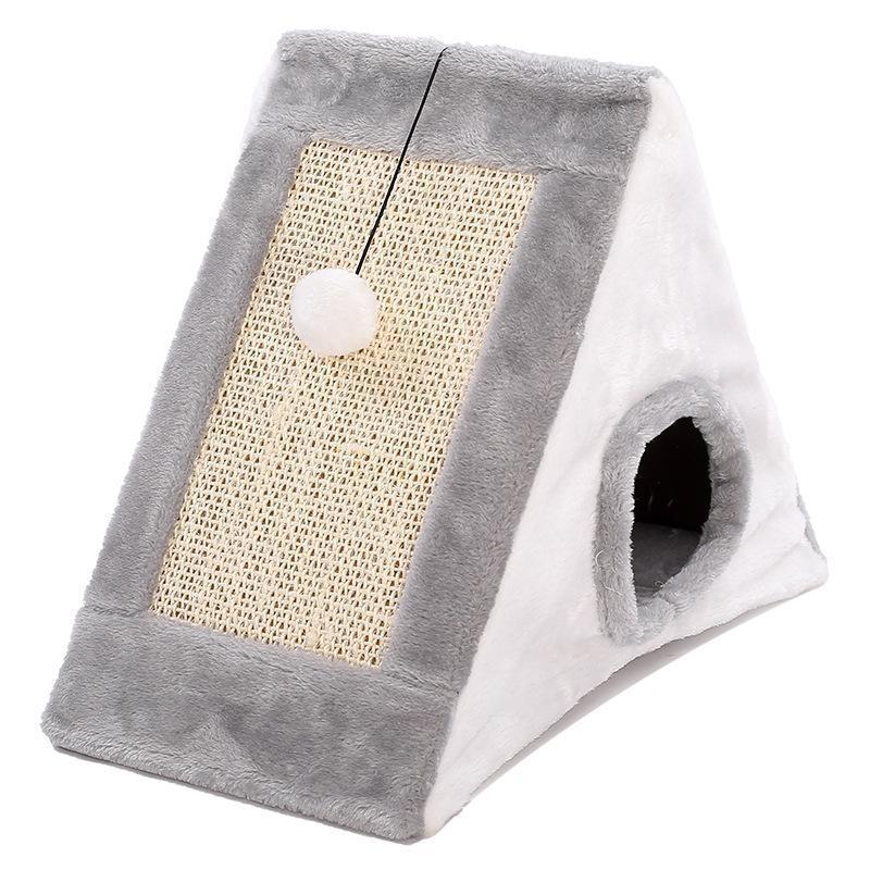 Tente pour chat Lighteme Amazing avec balle et griffoir (2 couleurs)