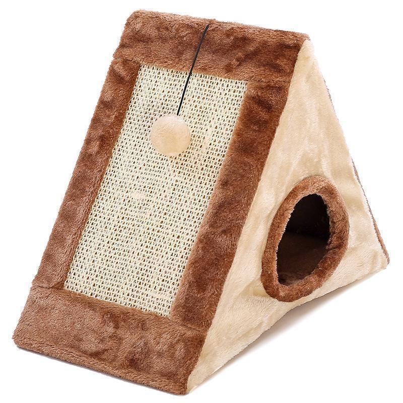 Tente pour chat Lighteme Amazing avec balle et griffoir (2 couleurs)