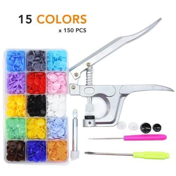 Ihrtrade Snap Button DIY Set (150 Pcs Set)