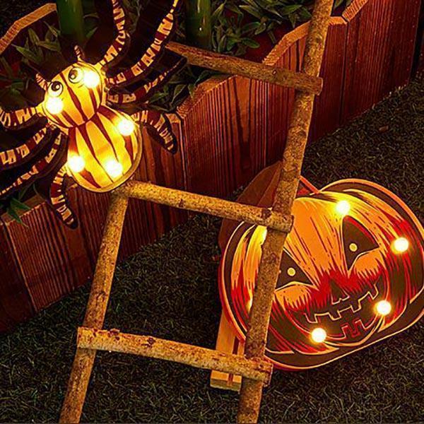 Ihrtrade Halloween Outdoor Decoration Night Lights (3 Colors)