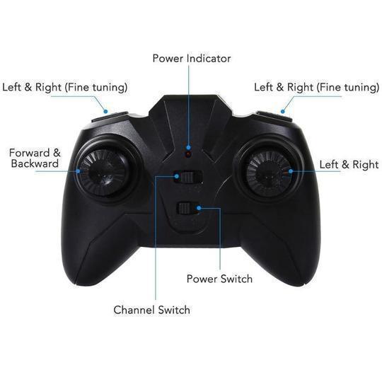 Voiture télécommandée Lighteme pour escalader les murs (3 couleurs)