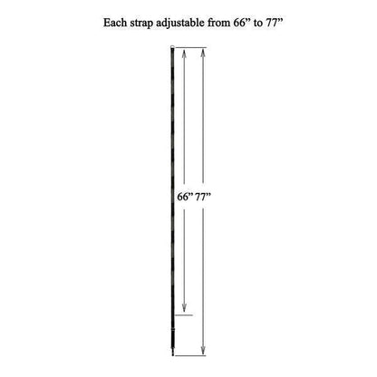 Corde de suspension de porte Lighteme (2 pièces)