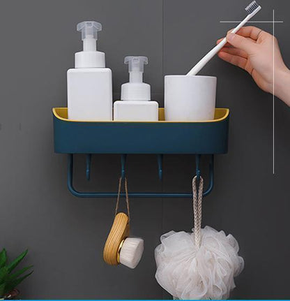 Lighteme Selbstklebender Badezimmer-Regal-Organizer (4 Farben &amp; 2 Ausführungen)