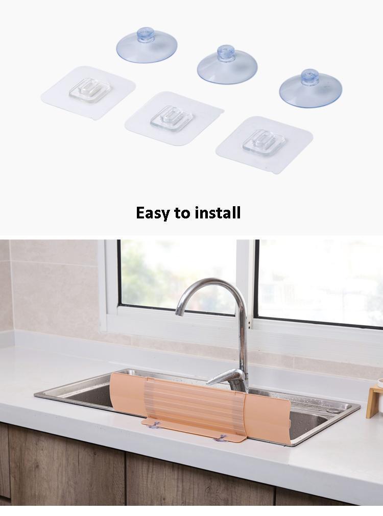 Protection anti-éclaboussures rétractable pour évier Lighteme (2 couleurs)