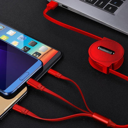 Lighteme 3 In 1 Telescopic Data Line (4 Colors)