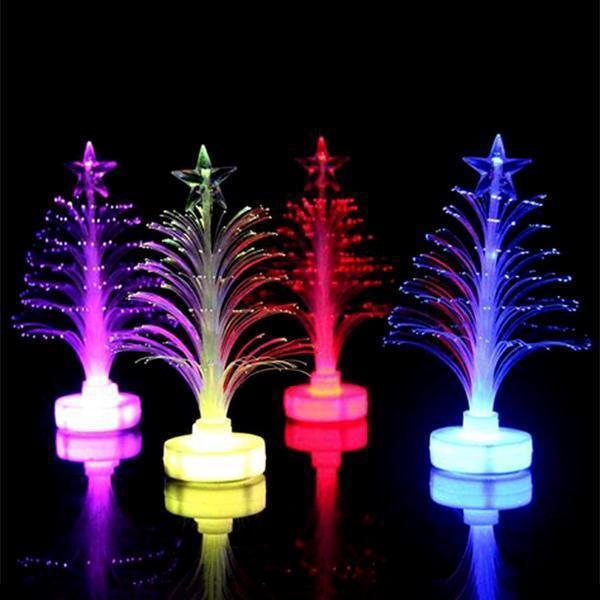 Lighteme Leuchtender Glasfaser-Weihnachtsbaum