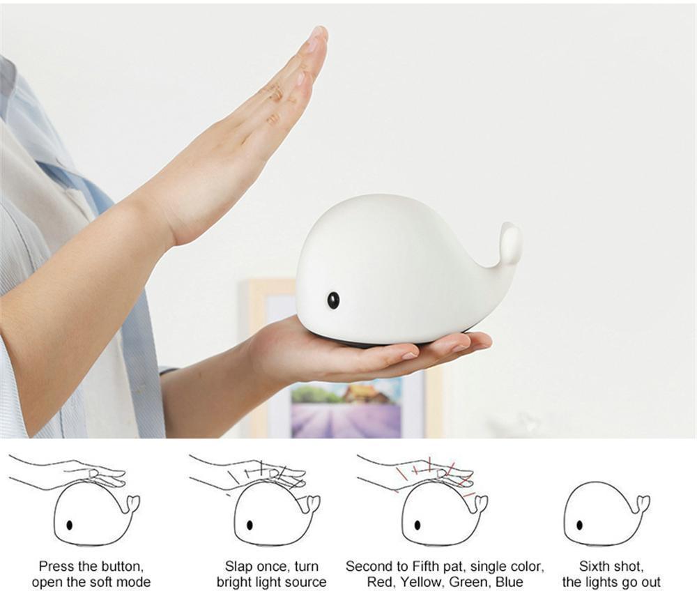 Veilleuse tactile Lighteme Dauphin Mignon
