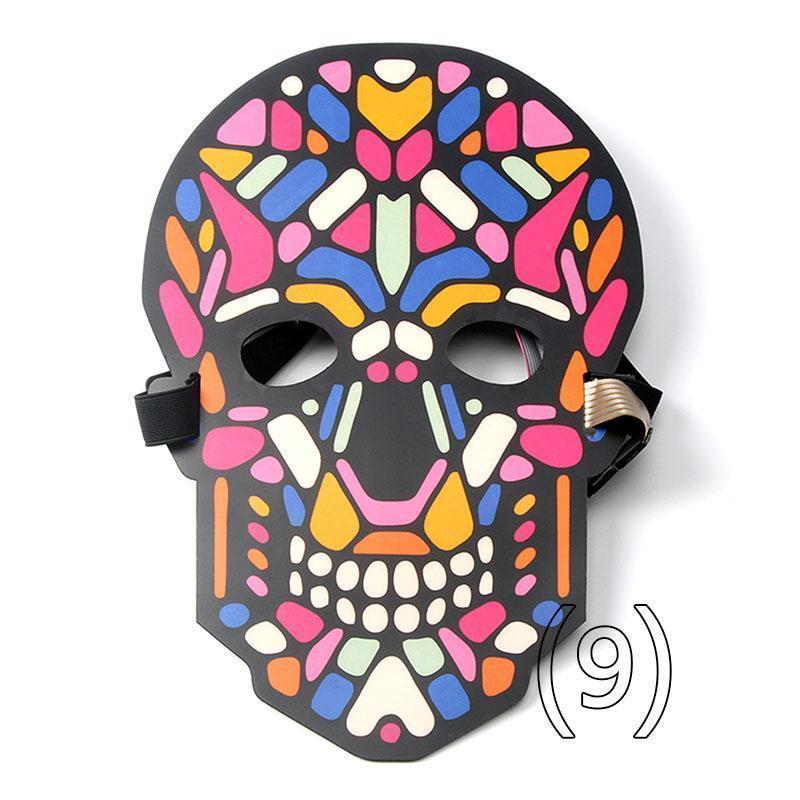 Ihrtrade Voice-activated Halloween Scary Mask (20 Types)