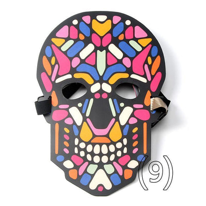 Ihrtrade Voice-activated Halloween Scary Mask (20 Types)