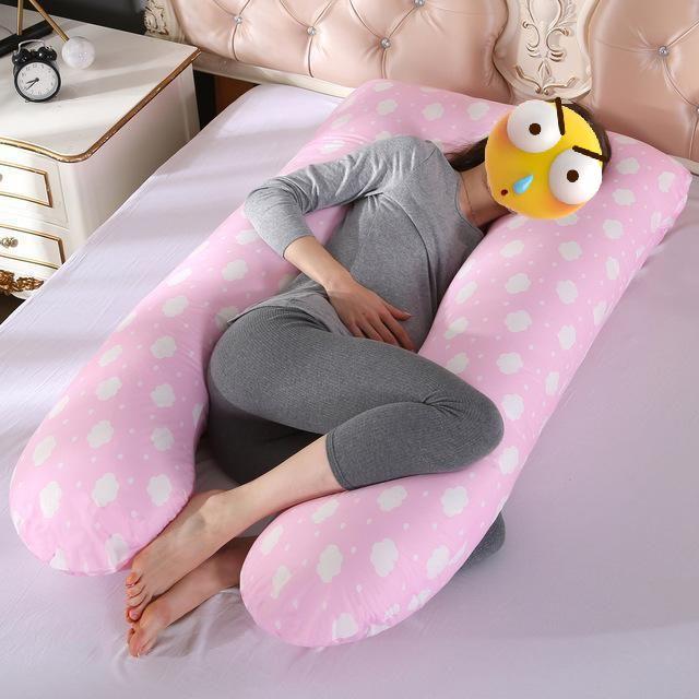 Lighteme Schwangerschaftskissen, Stillkissen, U-förmiges Körperkissen für Schwangere