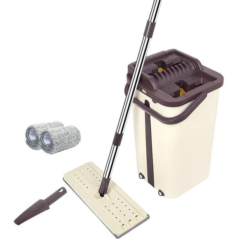 The lightweight and ergonomic design is less labor intensive than traditional mops