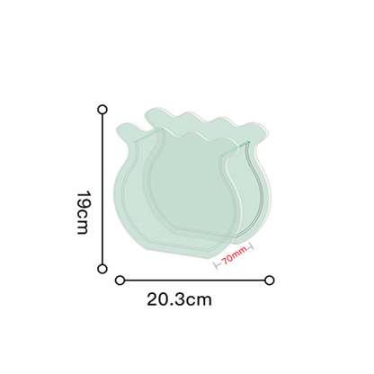 Lighteme Acrylic Fishtail Shpae Vase