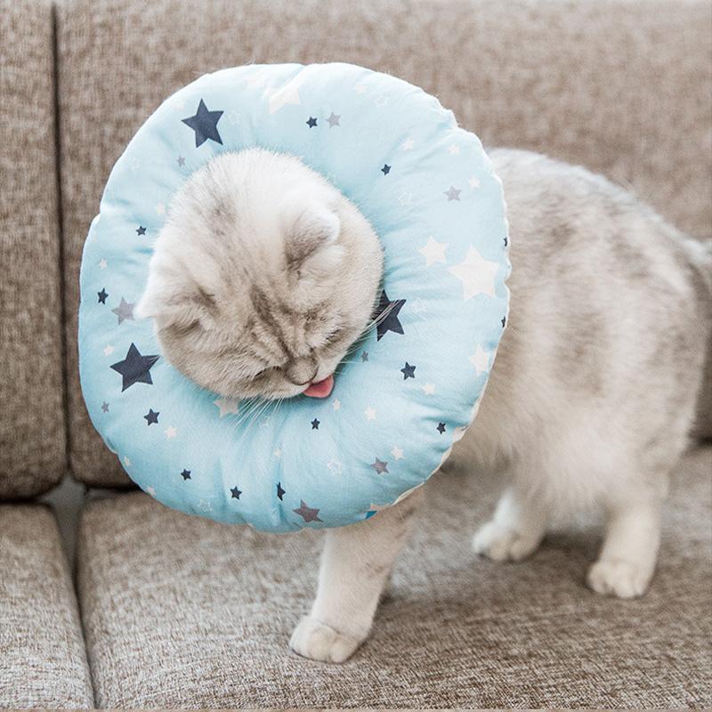 Collier anti-morsure Lighteme Elizabeth Circle réglable pour chat (4 couleurs et 4 tailles)