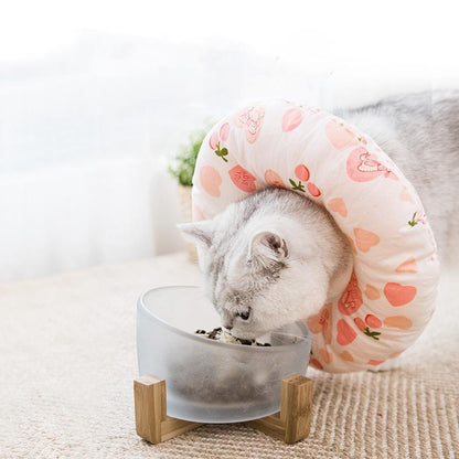 Collier anti-morsure Lighteme Elizabeth Circle réglable pour chat (4 couleurs et 4 tailles)