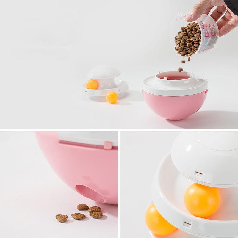 Lighteme Adjustable Leaking Hole Dog Feeder Toy (2 colors & 2 sizes)