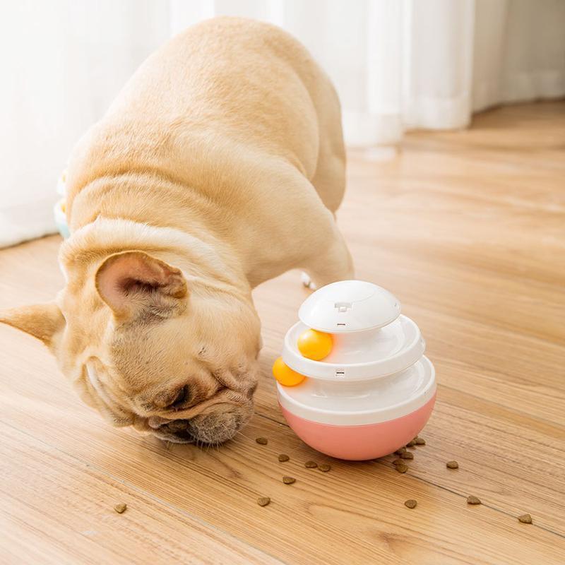 Lighteme Adjustable Leaking Hole Dog Feeder Toy (2 colors & 2 sizes)