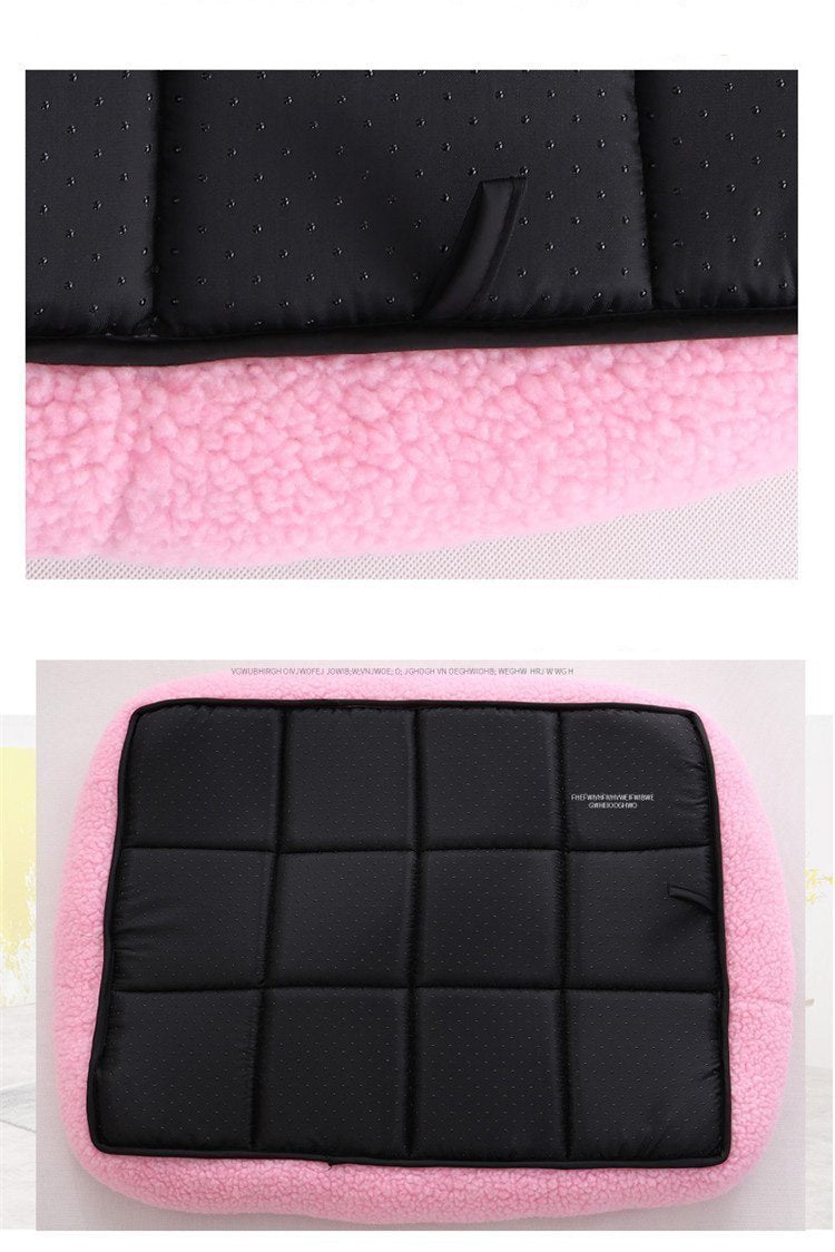 Ihrtrade Adult And Puppy Shag Square Dog Bed (5 Colors & 3 Sizes)