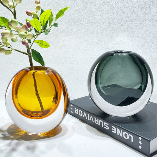 Lighteme Amber Creative Glass Vase