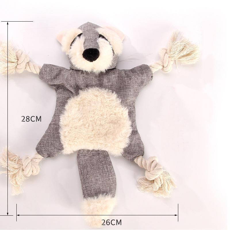 Lighteme Stofftier in Tierform, Hund, der beißt (3 Farben)