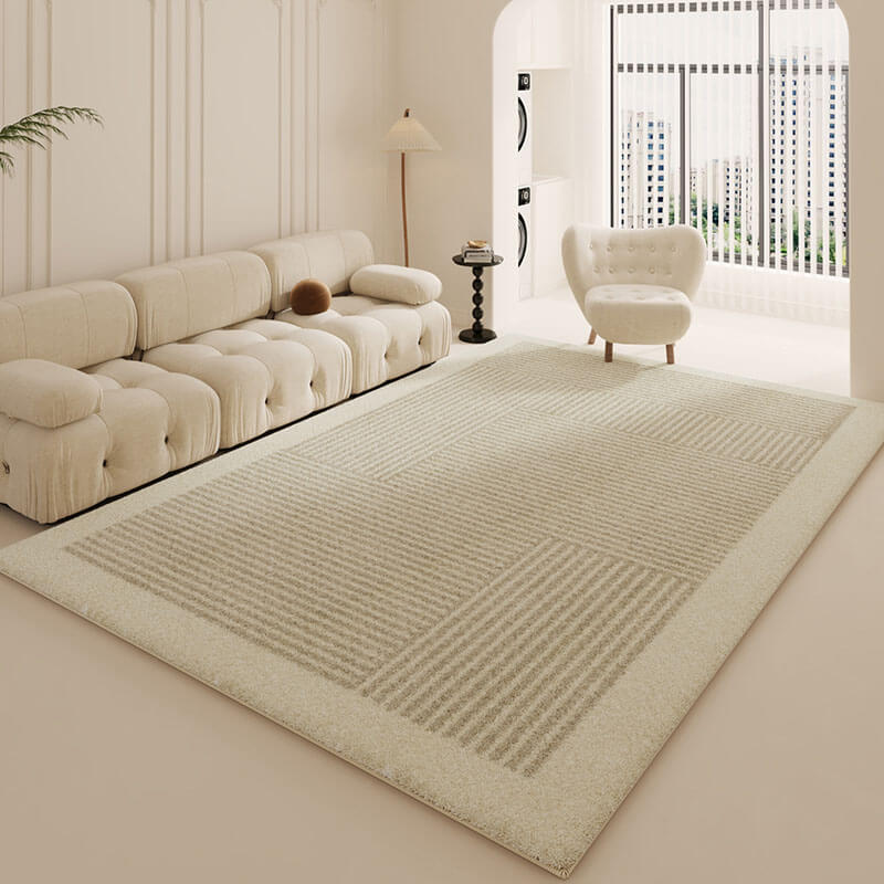 Tapis en peluche minimaliste Lighteme
