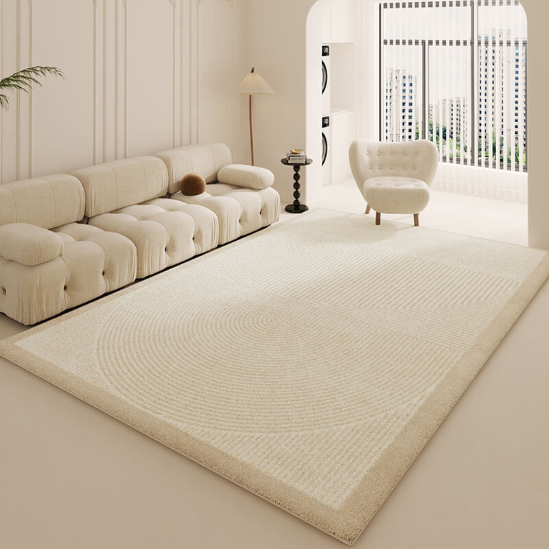 Tapis en peluche minimaliste Lighteme