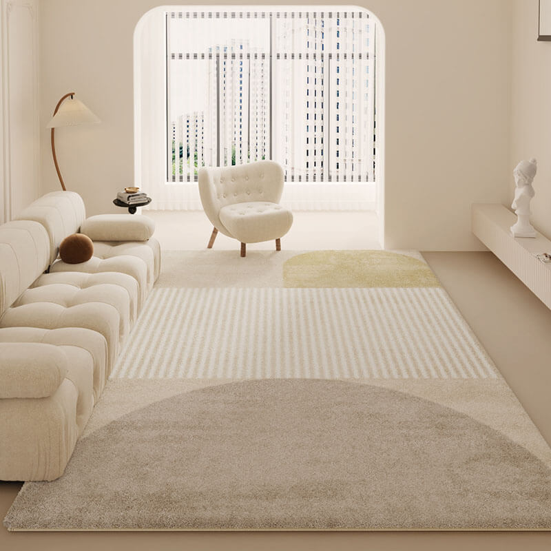 Tapis en peluche minimaliste Lighteme