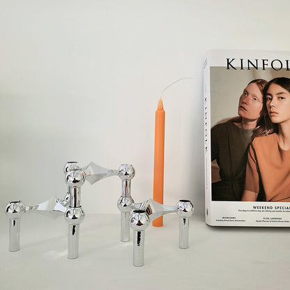 Bougeoir en métal Lighteme Art