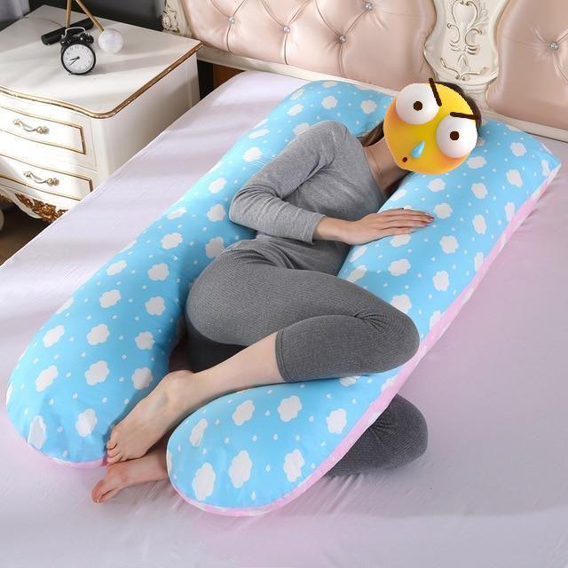 Lighteme Schwangerschaftskissen, Stillkissen, U-förmiges Körperkissen für Schwangere
