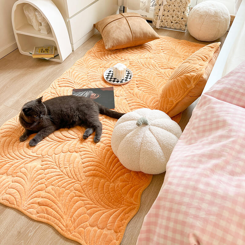 Tapis décoratif Lighteme en feuille de bananier