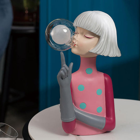 Lampe de table en résine Lighteme Beauty Girl