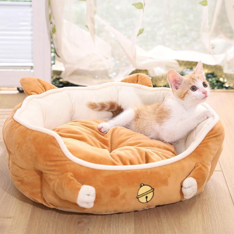 Lit pour animaux de compagnie Lighteme Bell Print en forme de dessin animé