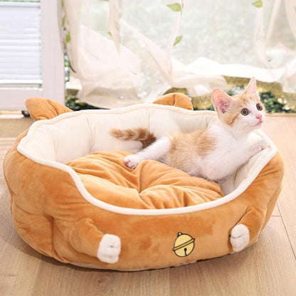 Lit pour animaux de compagnie Lighteme Bell Print en forme de dessin animé