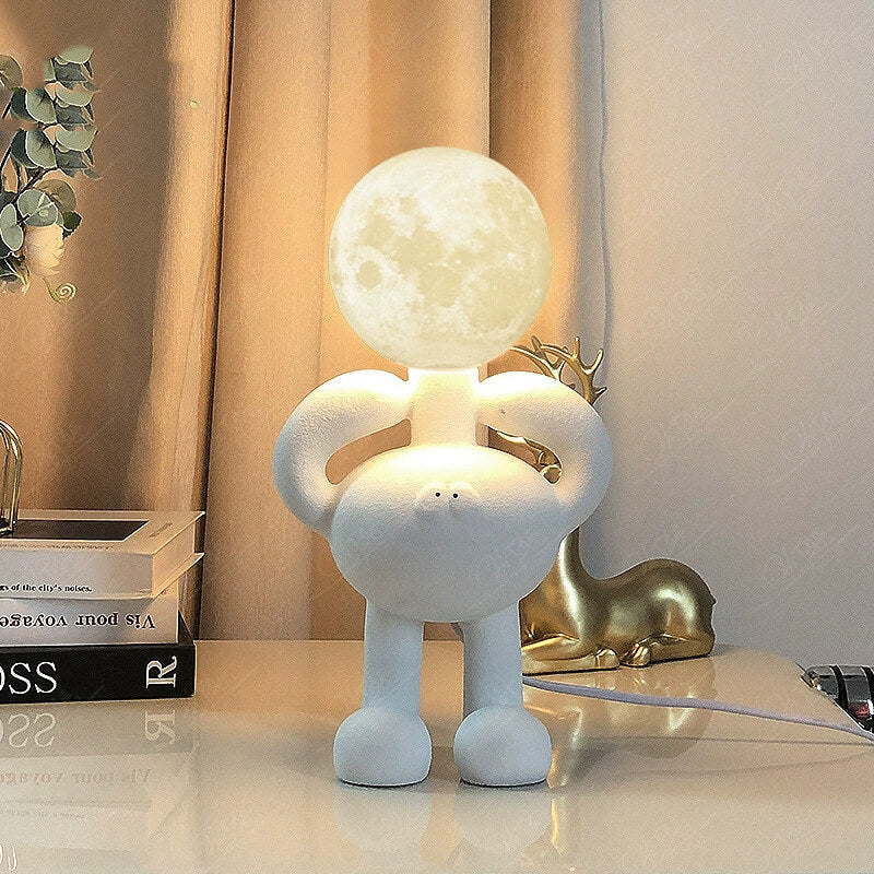 Lampe de bureau en résine Lighteme Bigfoot