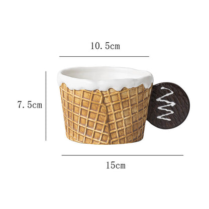 Tasse et soucoupe en céramique Lighteme Biscuit