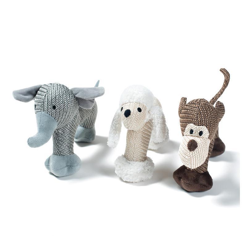 Jouet pour animaux de compagnie en peluche résistante aux morsures Lighteme (3 types)