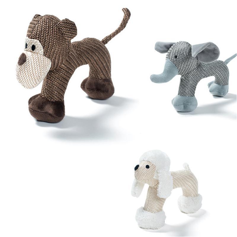 Jouet pour animaux de compagnie en peluche résistante aux morsures Lighteme (3 types)