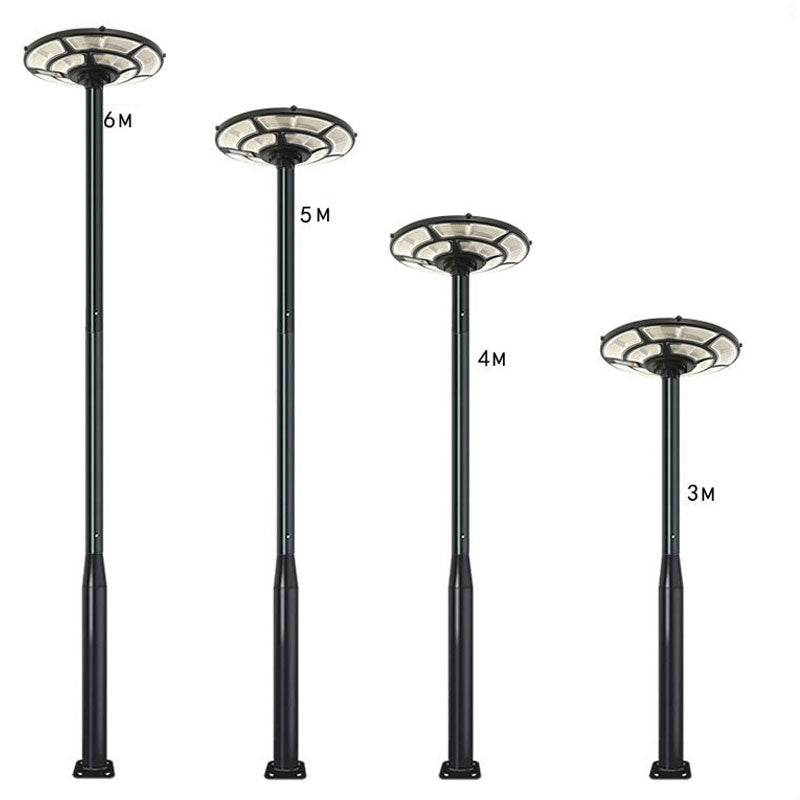 Lighteme 20 Fuß kommerzieller Straßen-/Parkplatz-/Flaggenlichtmast, Aluminium + Käfig, 1er-Pack