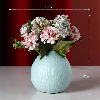 Lighteme Ceramic Embossed Vase
