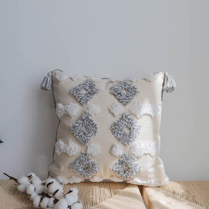 Housse de coussin Lighteme en coton bohème