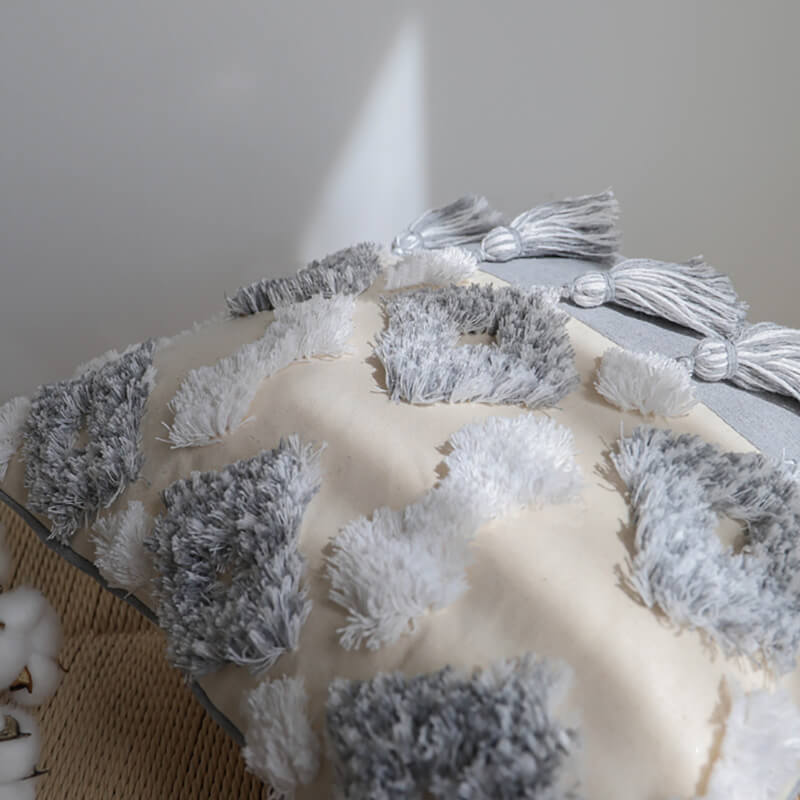 Housse de coussin Lighteme en coton bohème