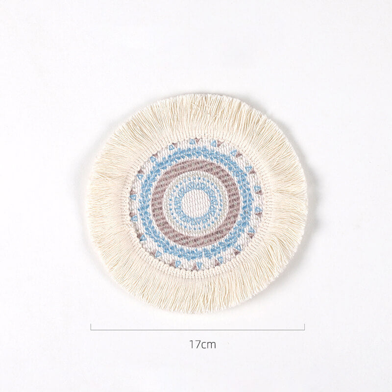 Sets de table Lighteme Boho à pompons