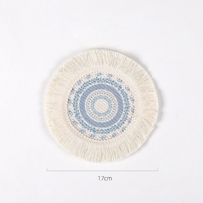 Sets de table Lighteme Boho à pompons