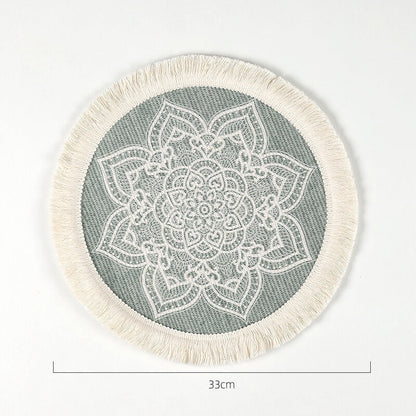 Sets de table Lighteme Boho à pompons