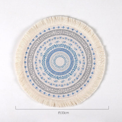 Sets de table Lighteme Boho à pompons