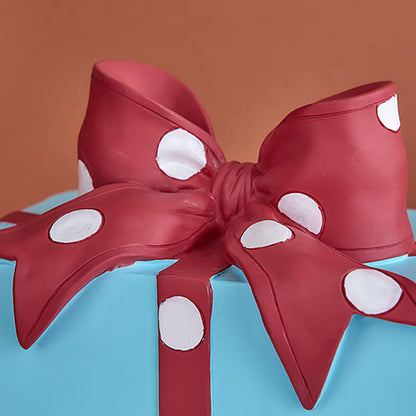 Lighteme Taschentuch-Aufbewahrungsbox mit Schleife und Punkten