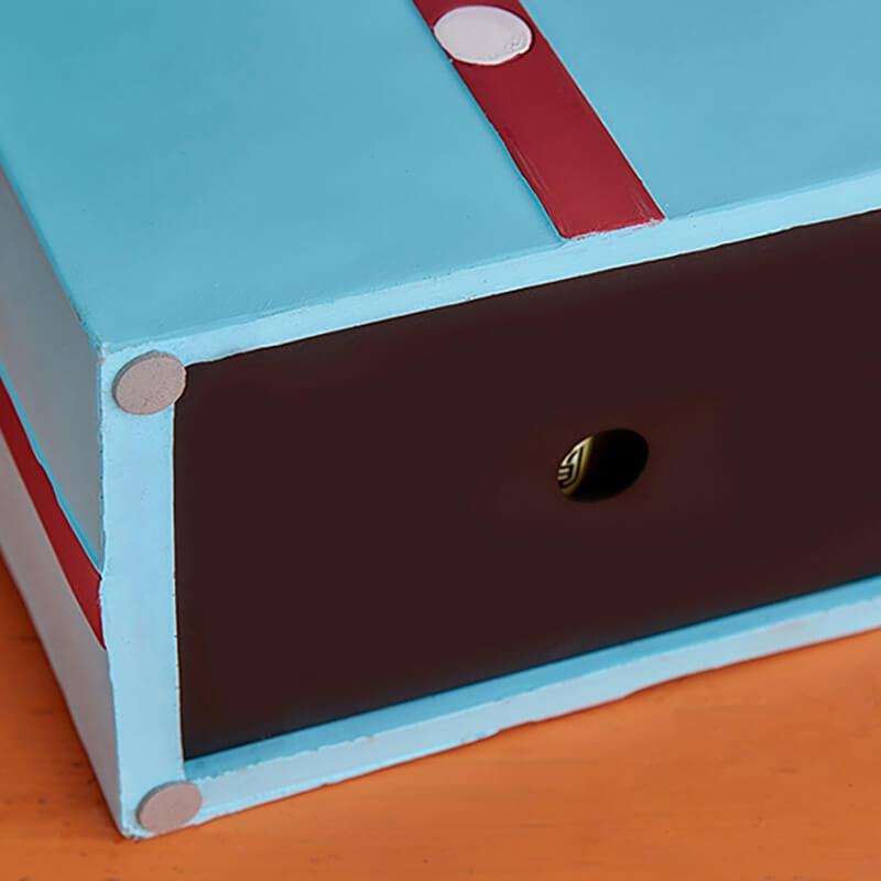 Lighteme Taschentuch-Aufbewahrungsbox mit Schleife und Punkten