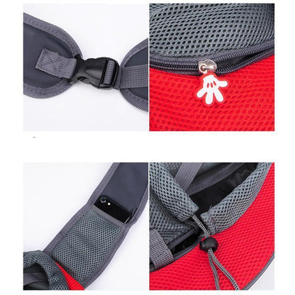 Lighteme Atmungsaktive, verstellbare Haustier-Tragetasche (5 Farben &amp; 2 Größen)